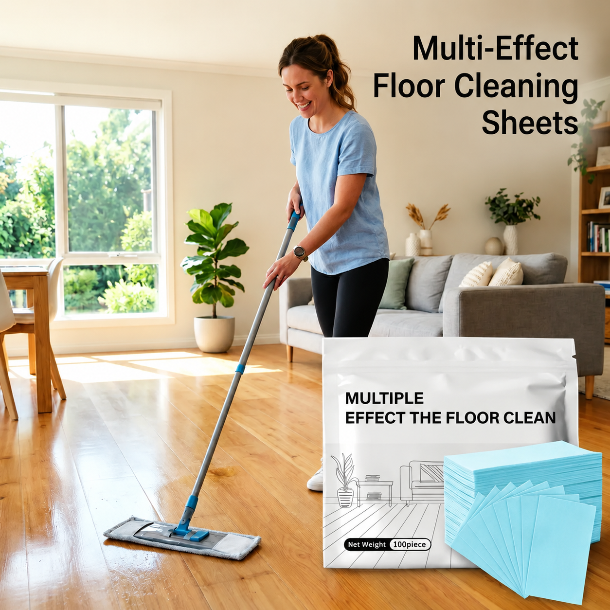 🔥Hudros®Multi-Surface Floor Cleaning Tablets – Concentrated Cleaner for Hardwood, Tile, Laminate & More