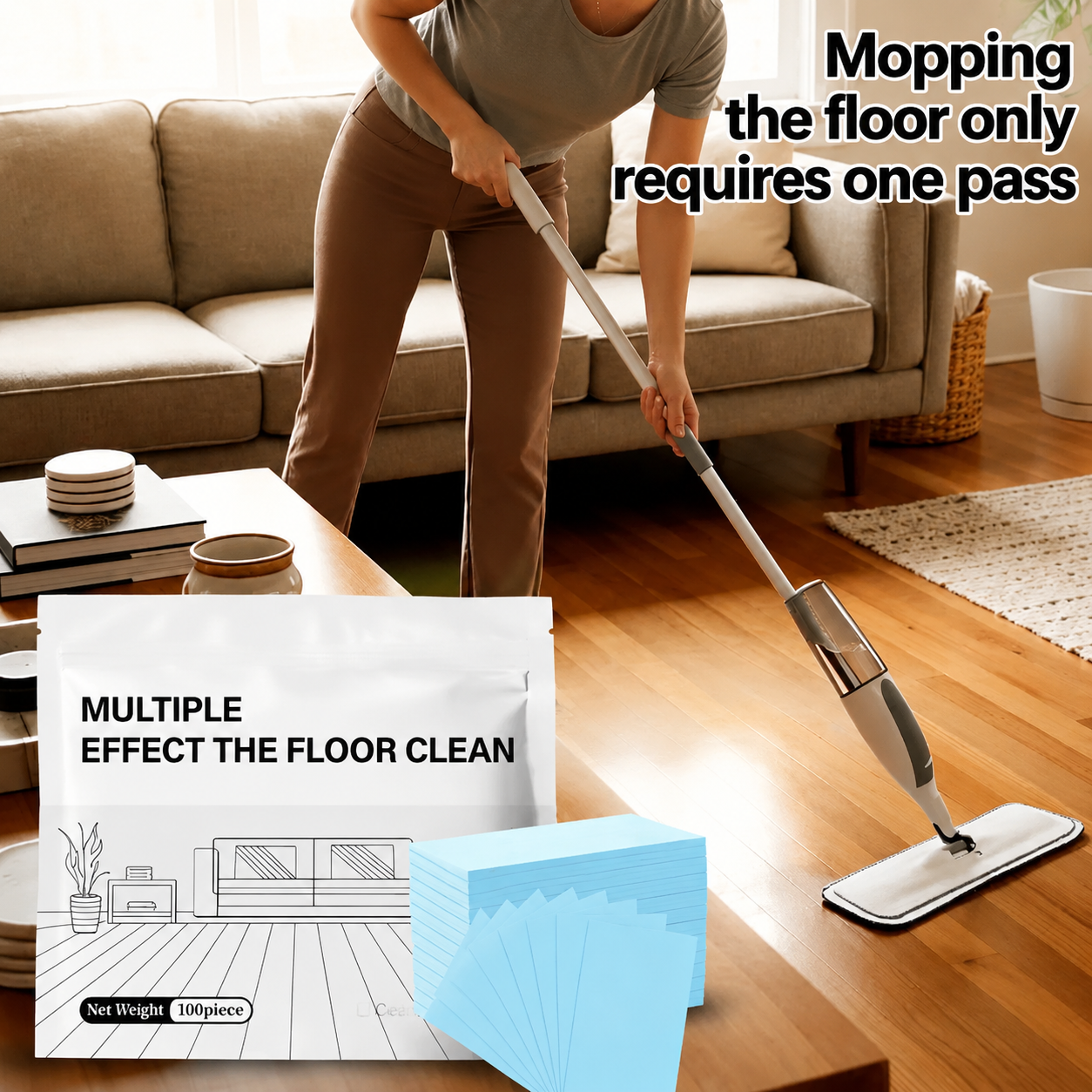 🔥Hudros®Multi-Surface Floor Cleaning Tablets – Concentrated Cleaner for Hardwood, Tile, Laminate & More
