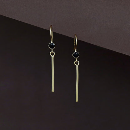 Golden Sticky Glossy Round Drop